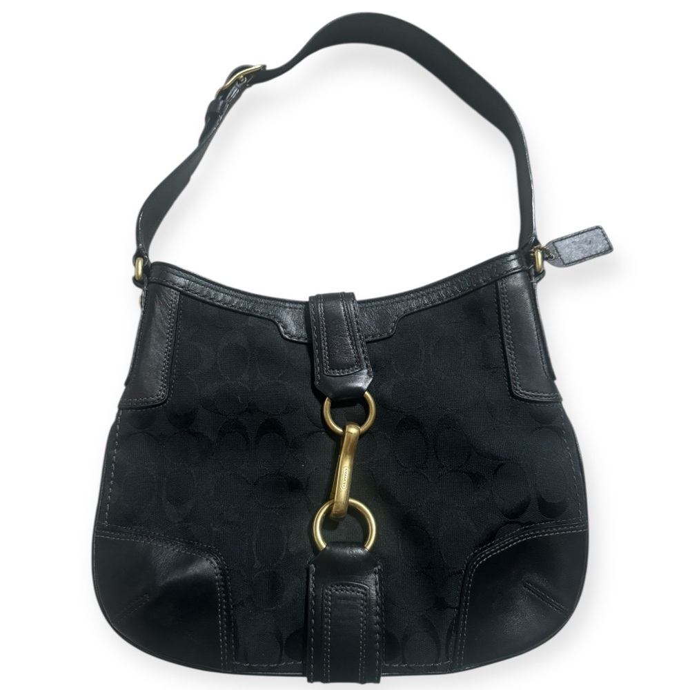 Vintage Coach Hampton Signature Hobo Bag